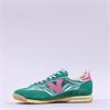 Victoria Saturno Metallic Retro Trainer - Jade
